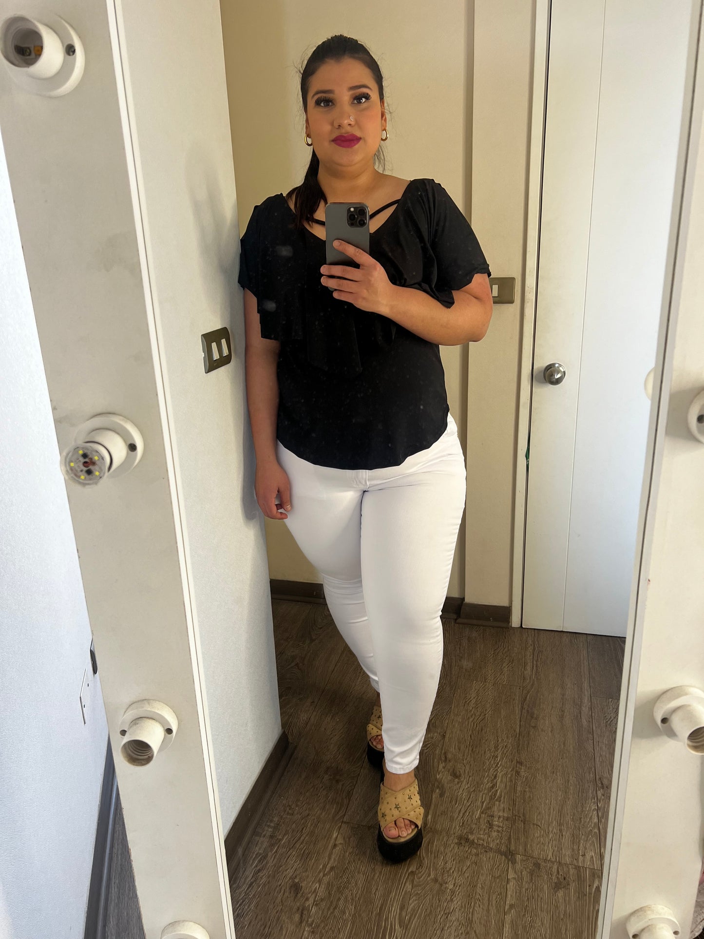 Jeans Blanco talla 50