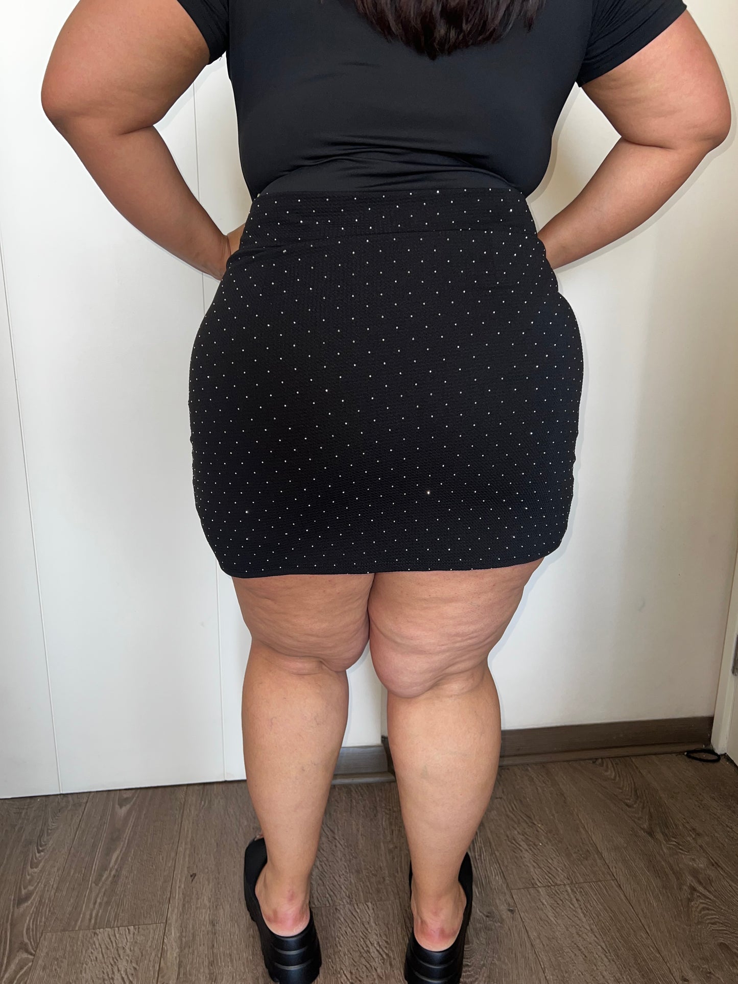 Falda short Brillitos