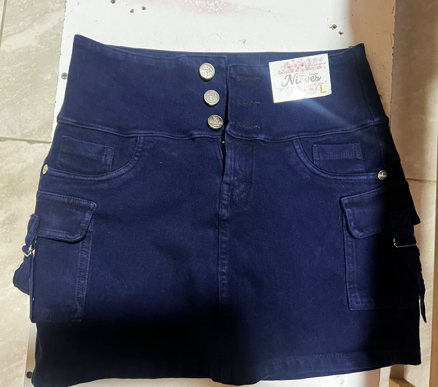 Falda short cargo Fajera XL XXL