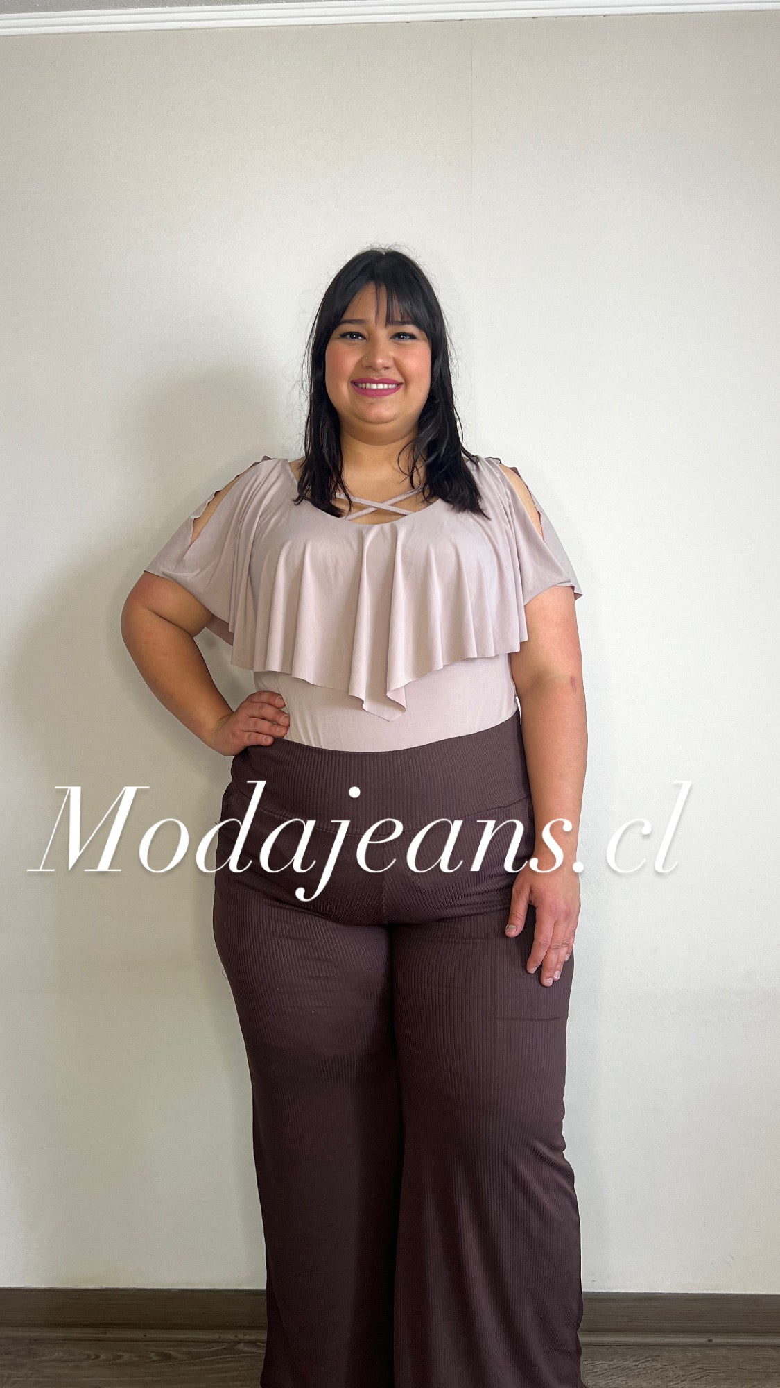 Blusa DISIMULA LA GUATITA DELALTAL. vuelo liso