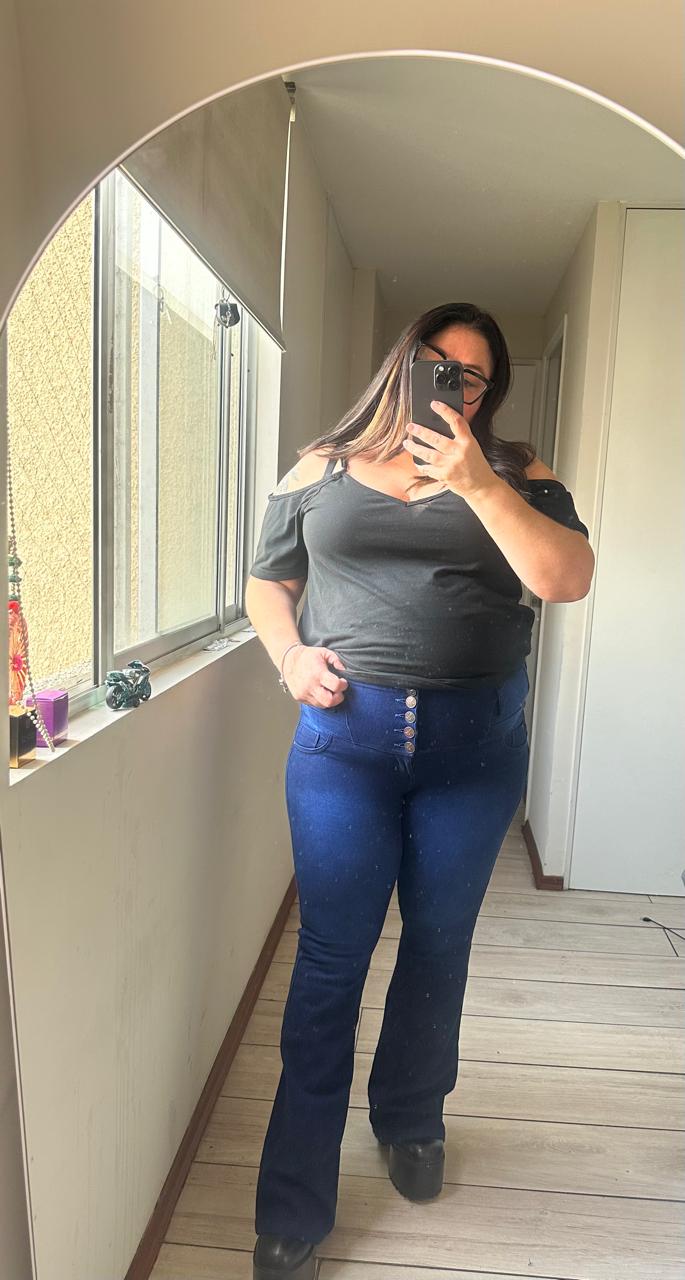 Jeans Fajero Flare control adbomen