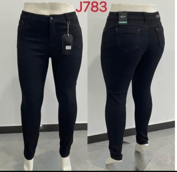 Jeans Negro Básico j783. Extralindas.