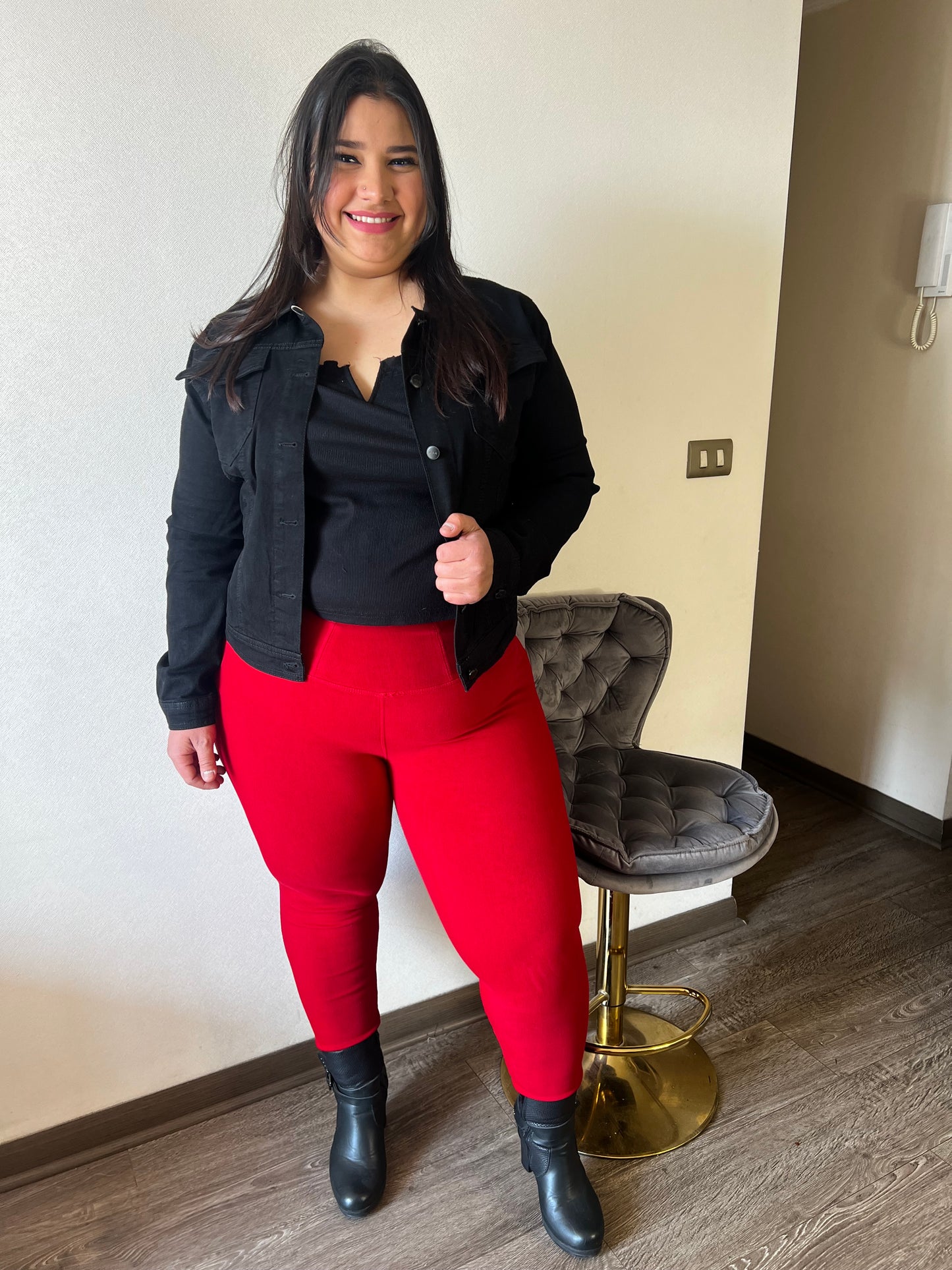 Jeans Fajero sin Botones Pitillo