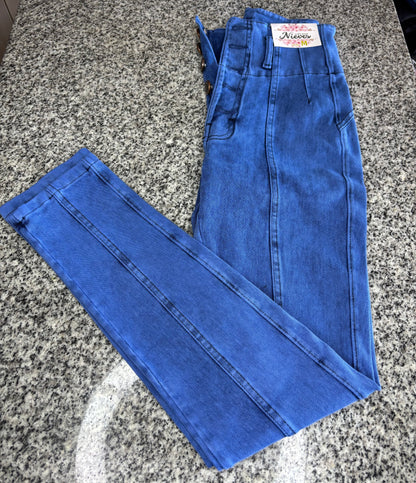 JEANS FAJERO: EFECTO LIPO control de abdomen. Talla L