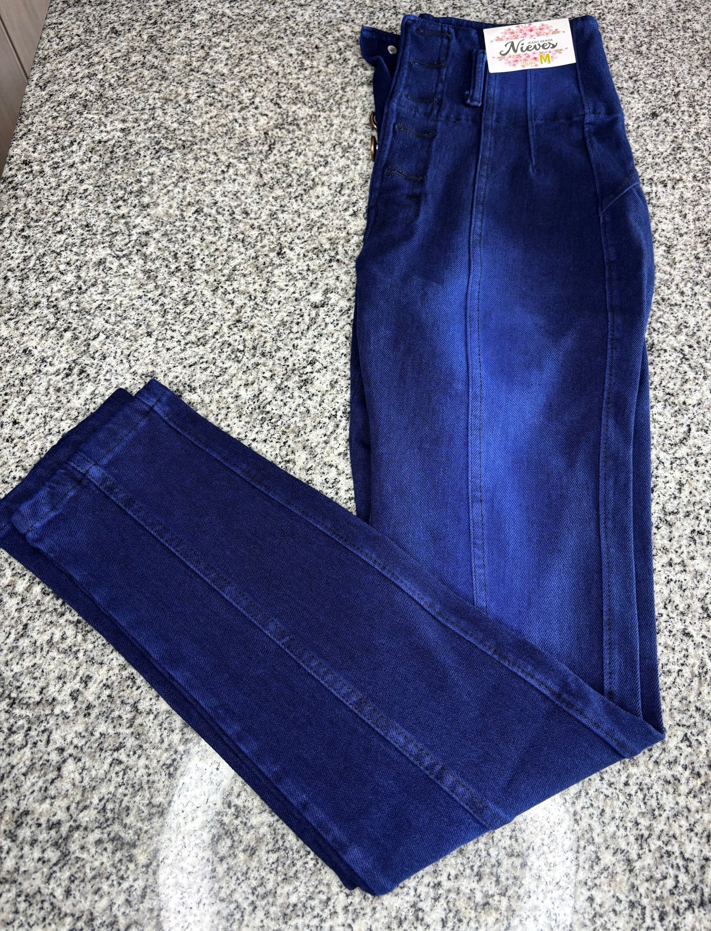 JEANS FAJERO: EFECTO LIPO control de abdomen. Talla L