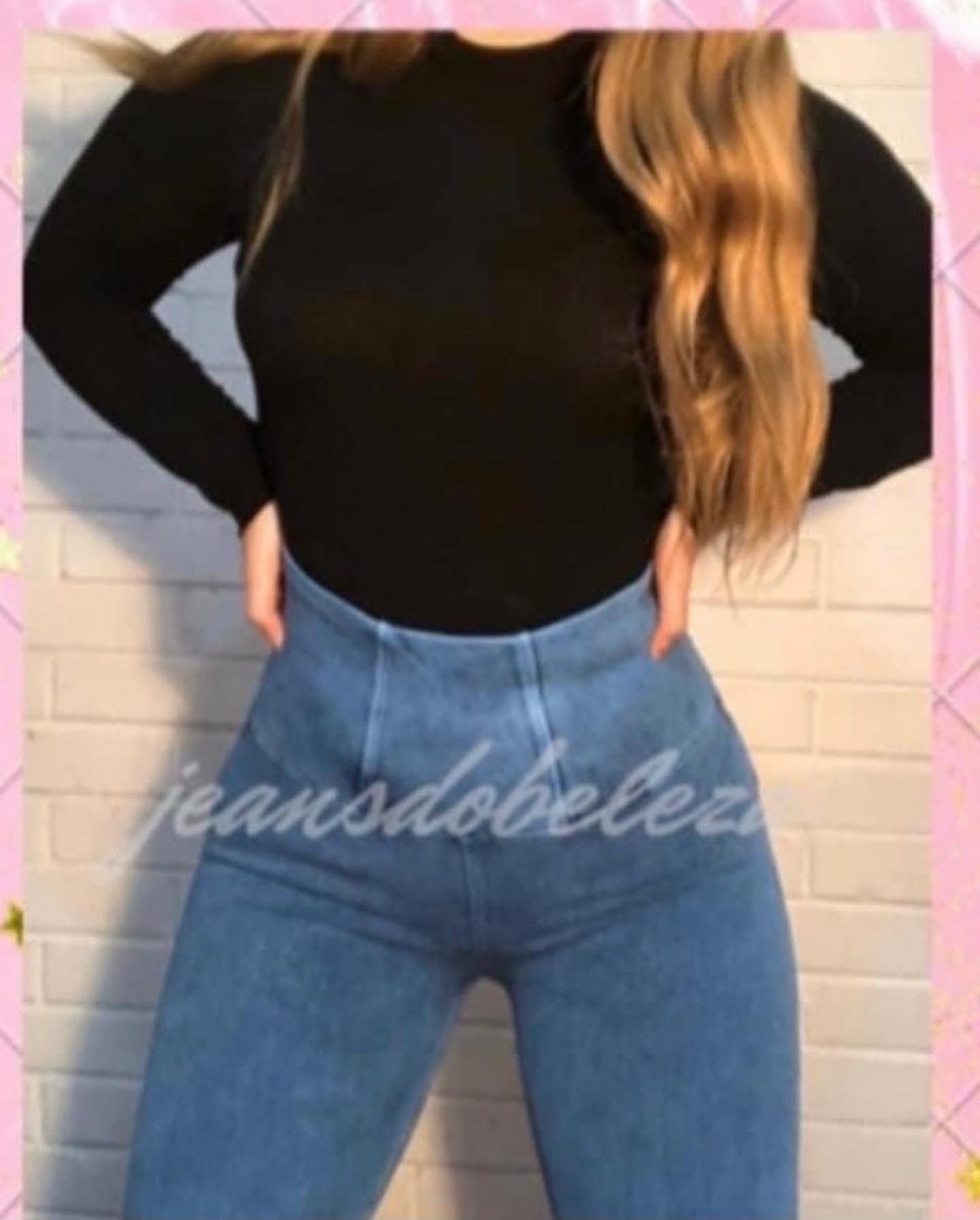 Jeans Fajero sin Botones Pitillo