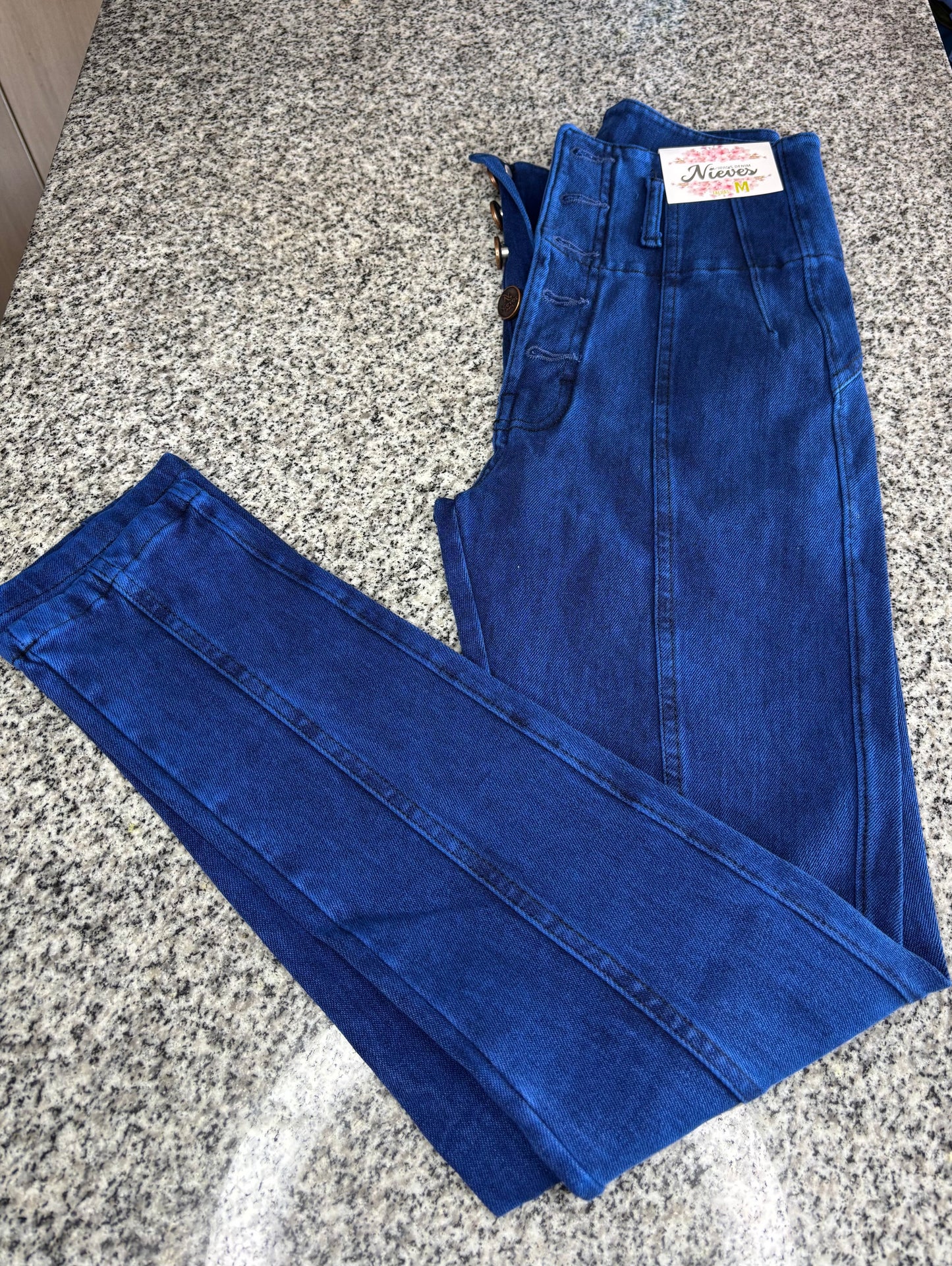 JEANS FAJERO: EFECTO LIPO control de abdomen. Talla L