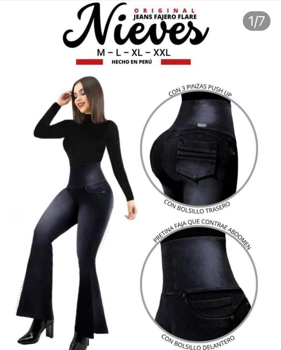 JEANS FAJERO: PANTS FLARE