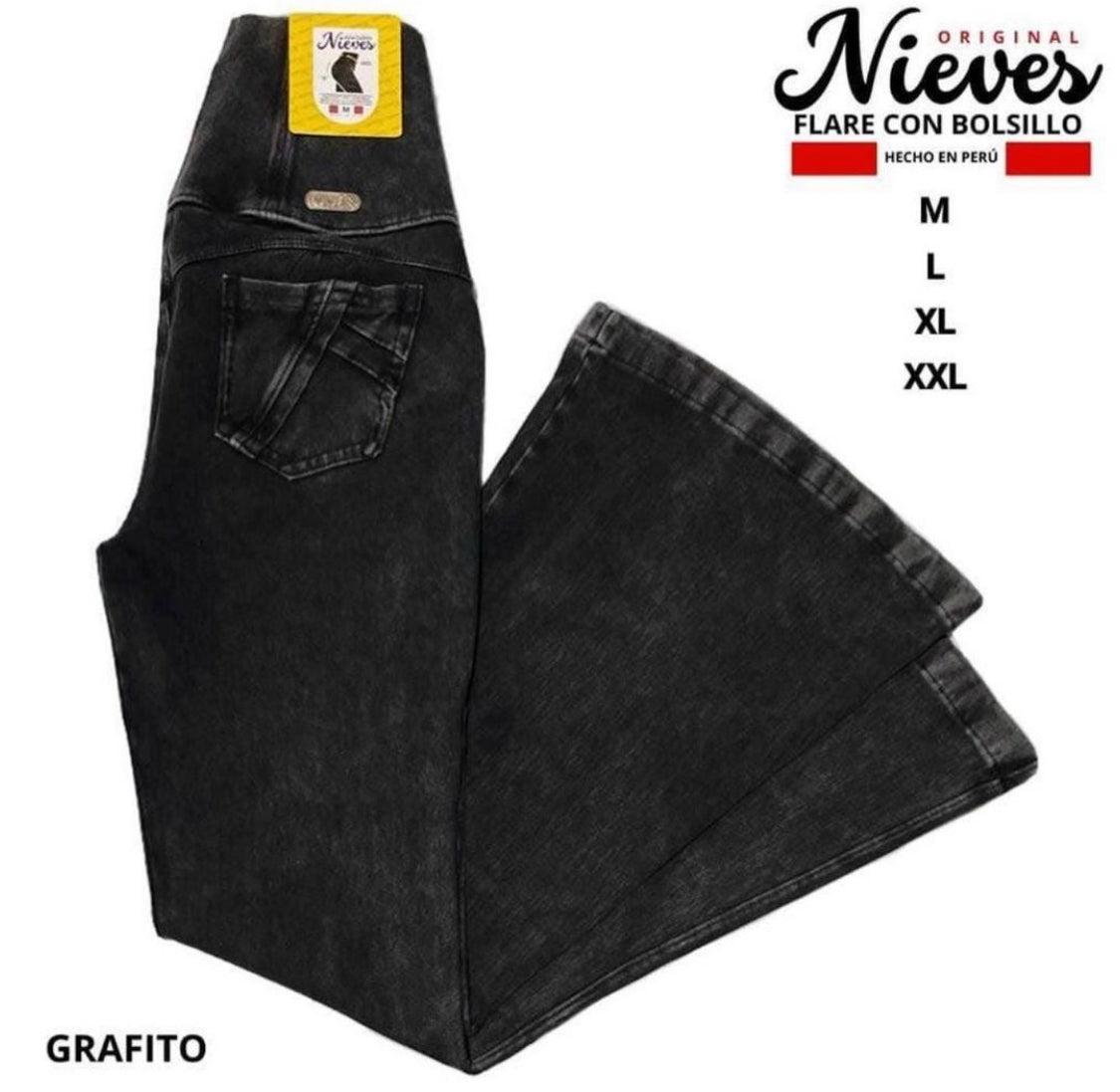 JEANS FAJERO: PANTS FLARE