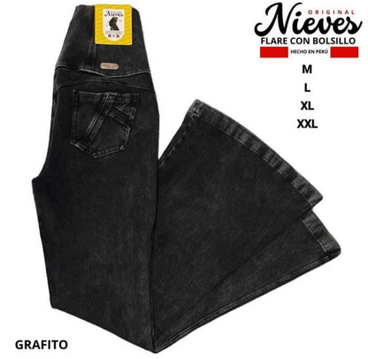 JEANS FAJERO: PANTS FLARE