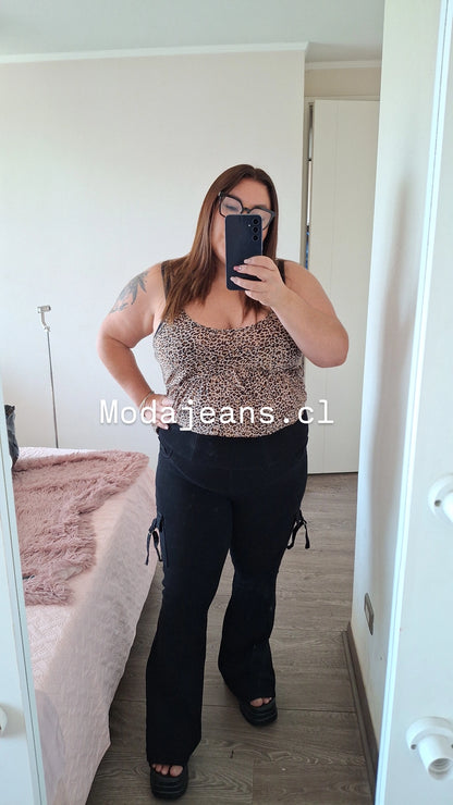 Flare cargo sin Botones            XL XXL