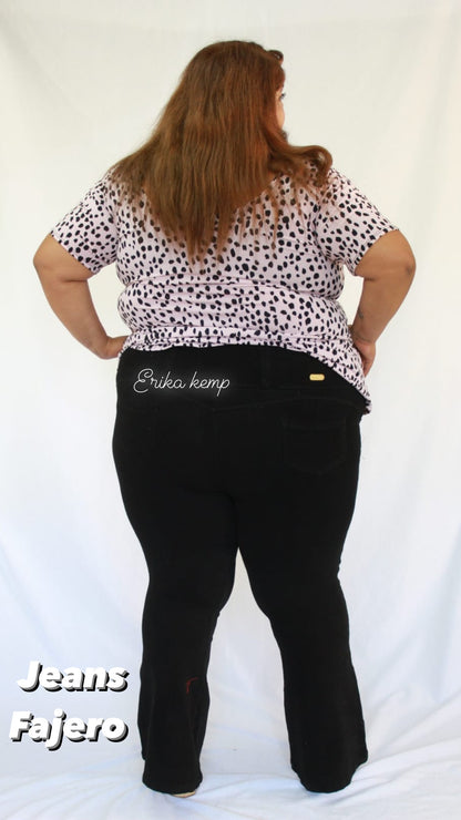 JEANS FAJERO: PANTS FLARE