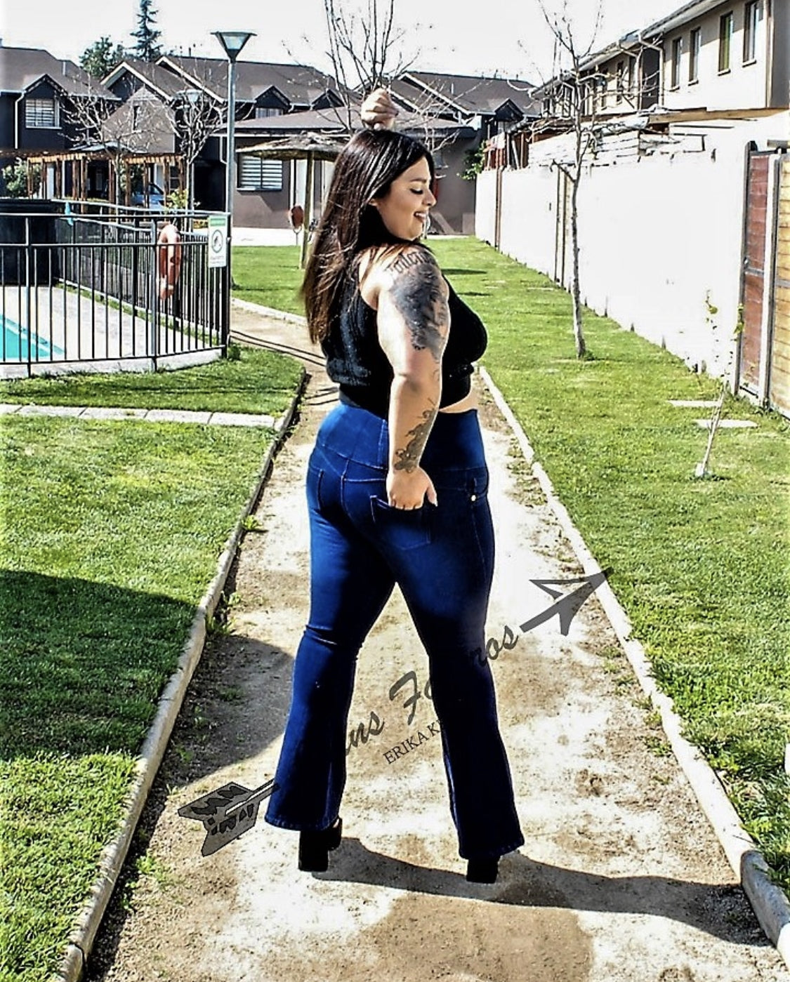 JEANS FAJERO: PANTS FLARE