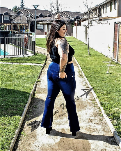 JEANS FAJERO: PANTS FLARE