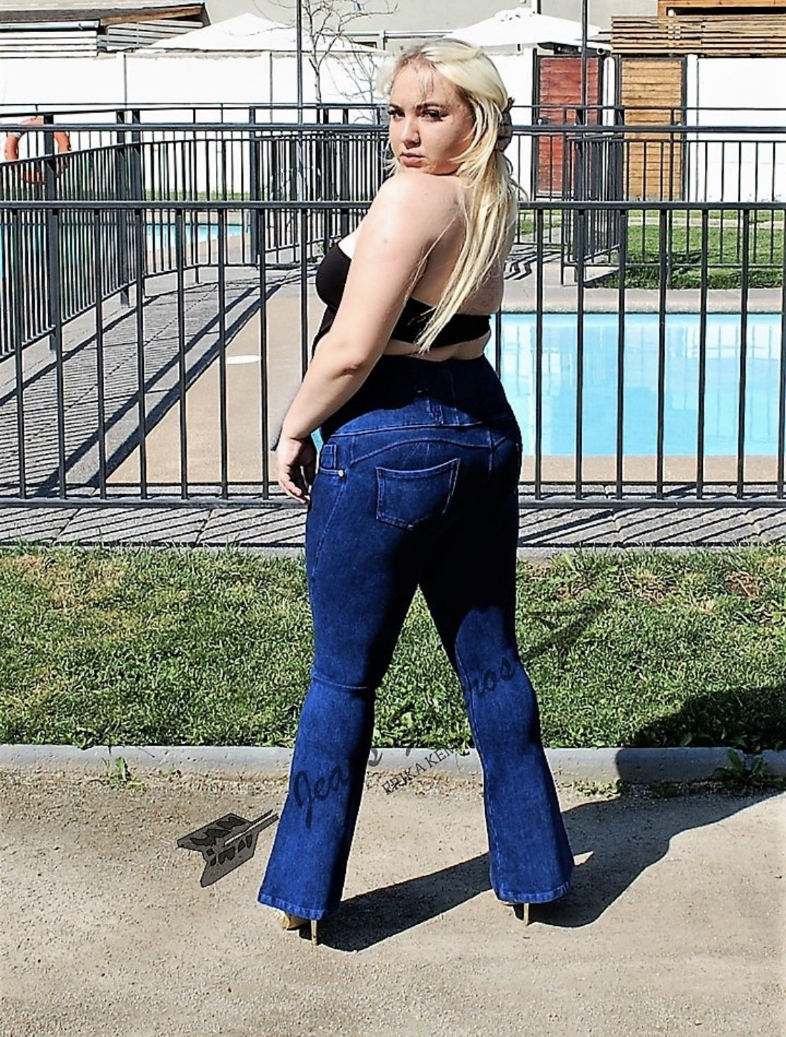 JEANS FAJERO: PANTS FLARE