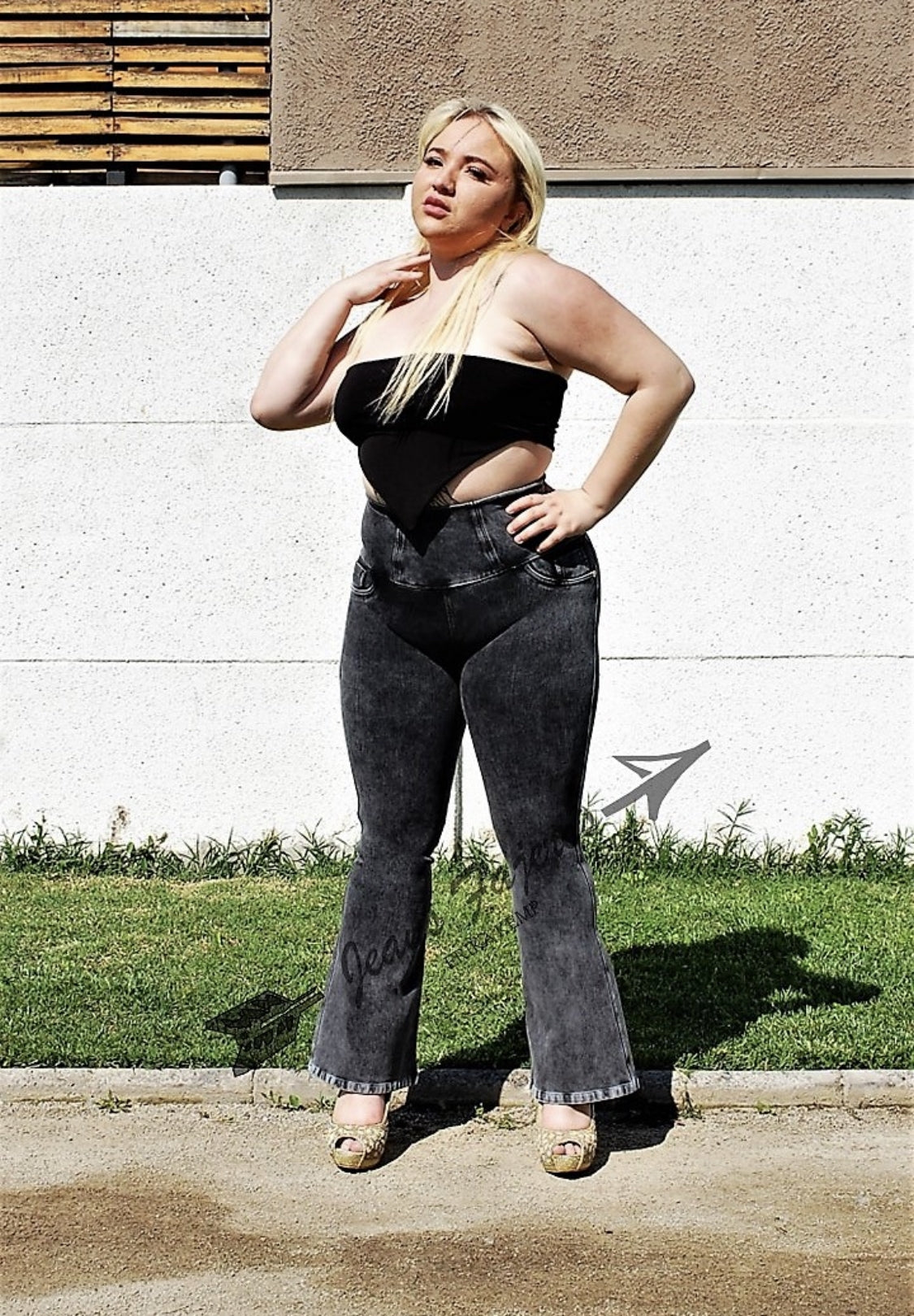 JEANS FAJERO: PANTS FLARE