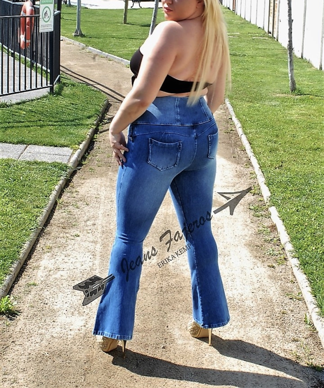JEANS FAJERO: PANTS FLARE