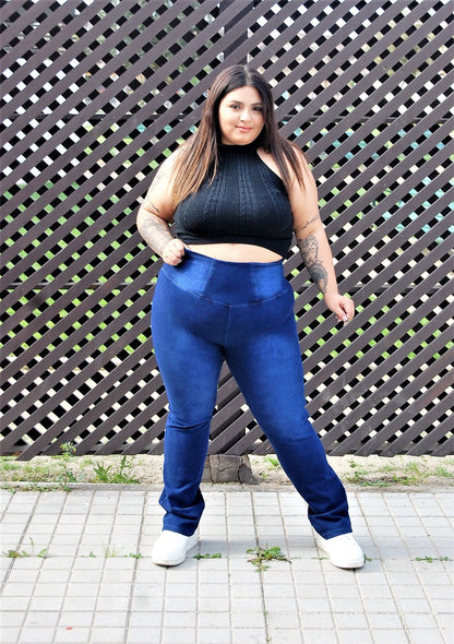 JEANS FAJERO VIRAL: RECTO  SIN BOTONES Talla L  XL XXL(44 hasta la 58)