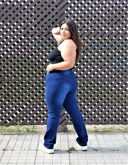JEANS FAJERO VIRAL: RECTO  SIN BOTONES Talla L  XL XXL(44 hasta la 58)