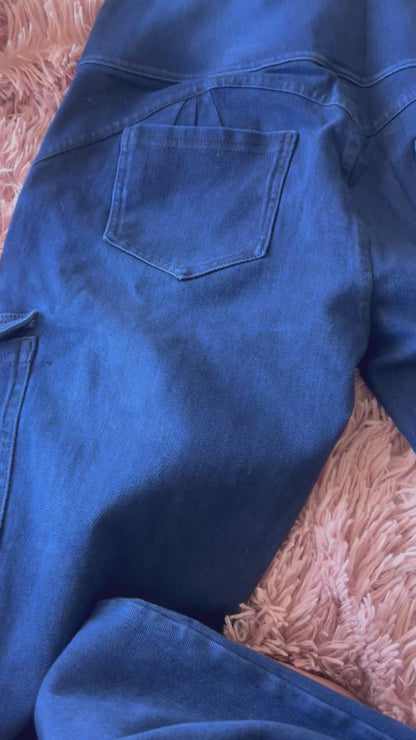 Jeans Fajero Flare CARGO CON BOTONES
