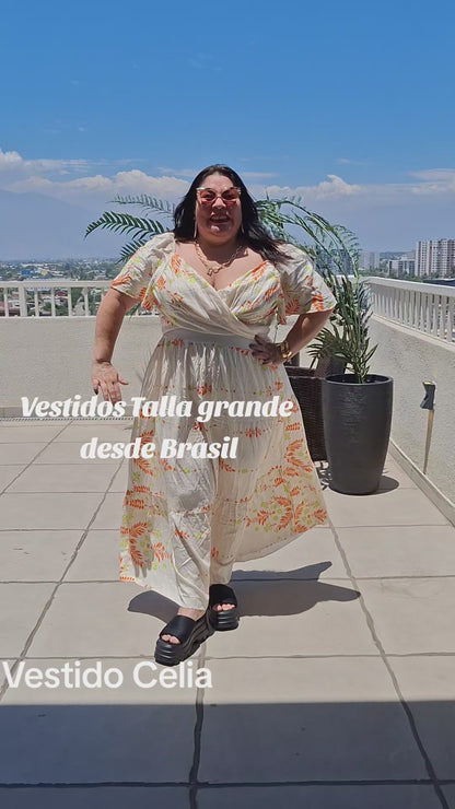 Vestido Celia de Brasil.