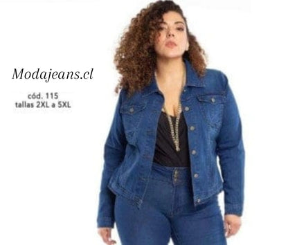 Chaqueta Mezclilla azul noche