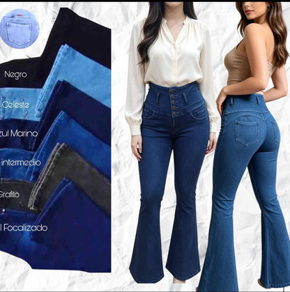 Jeans Fajero Flare control adbomen