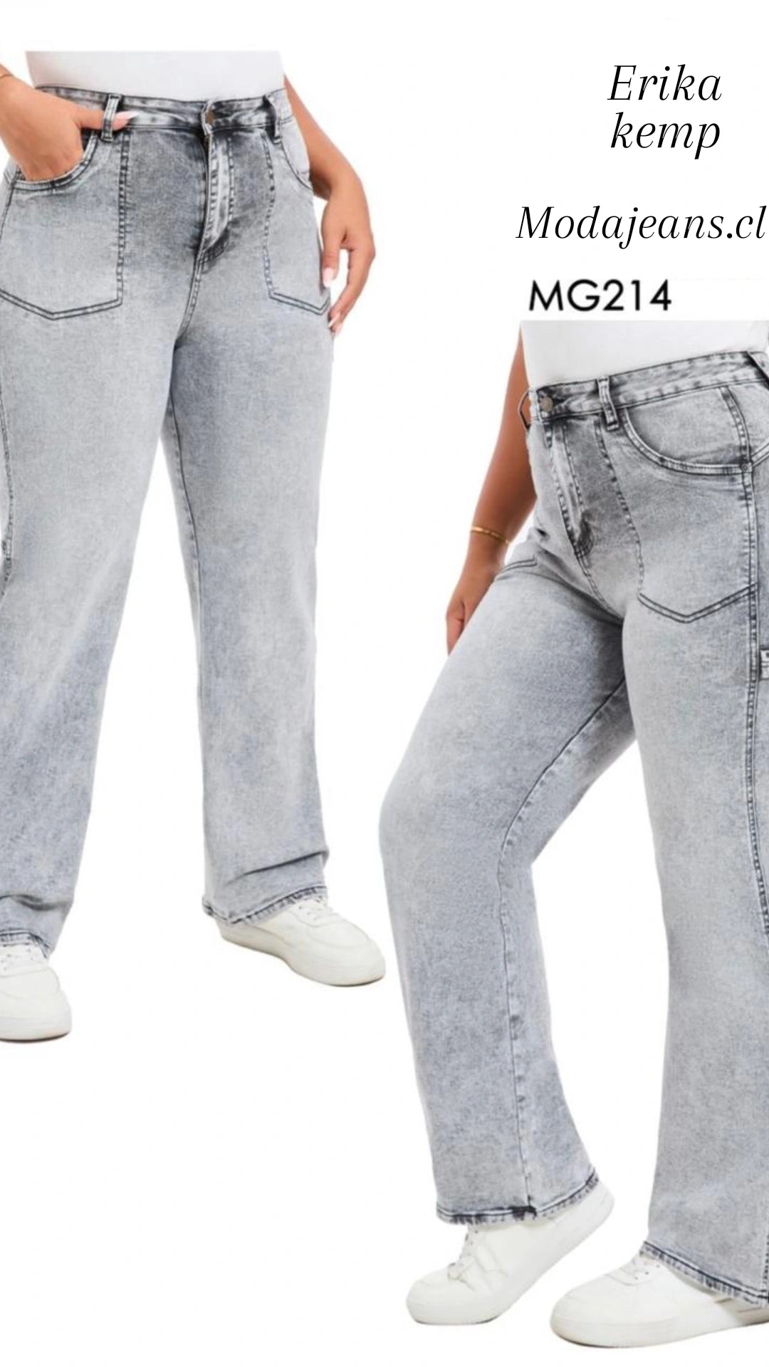 Jeans Palazo elasticado