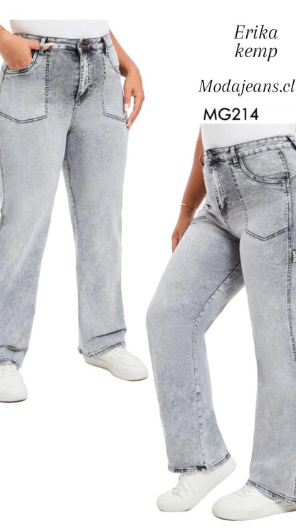 Jeans Palazo elasticado