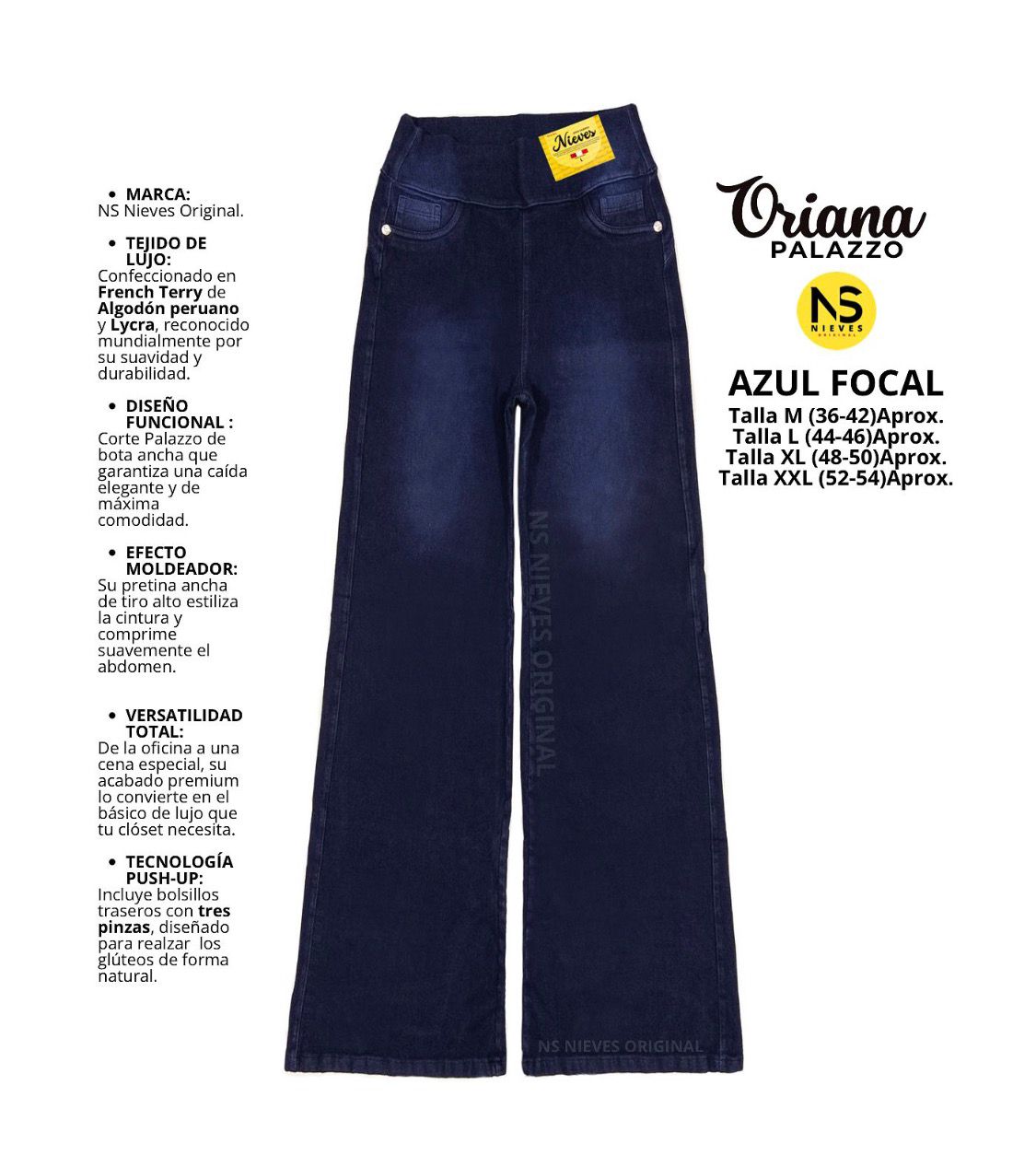 Fajero Wide leg sin Botones