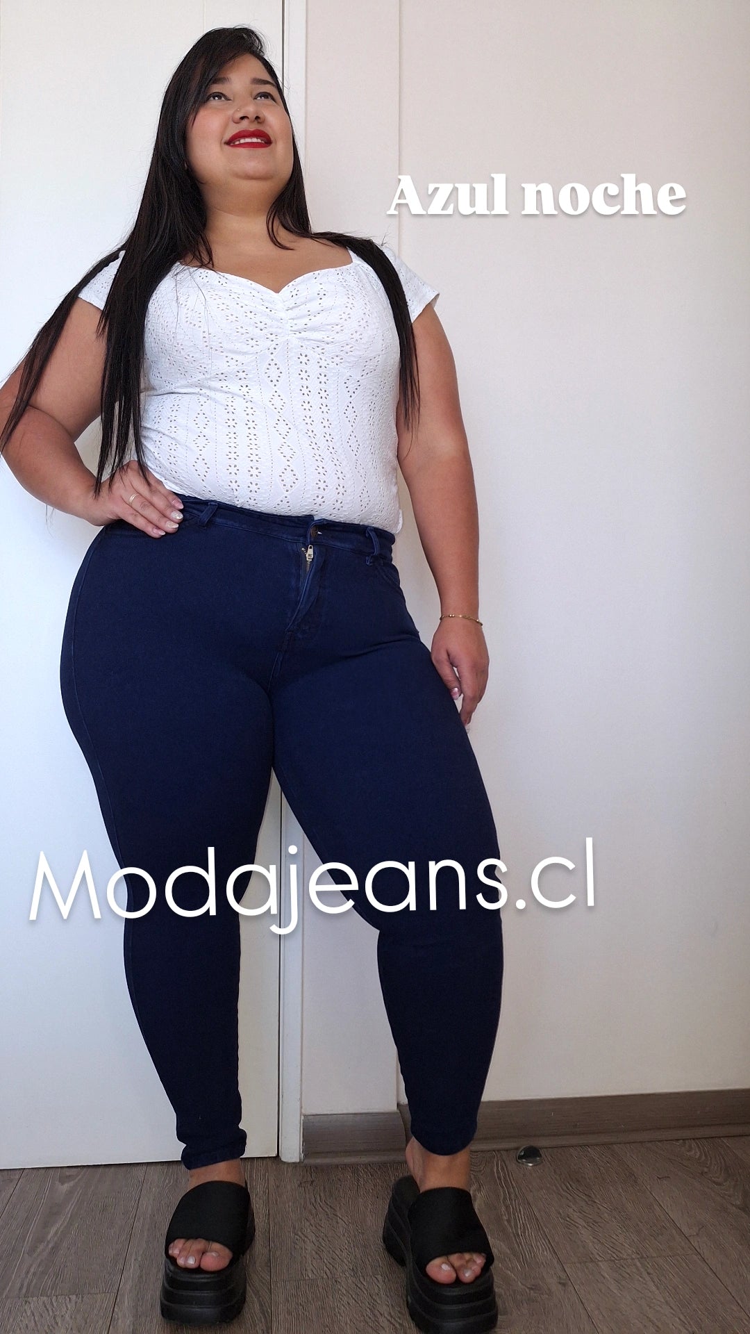 Jeans Fajero: pitillo un Boton.