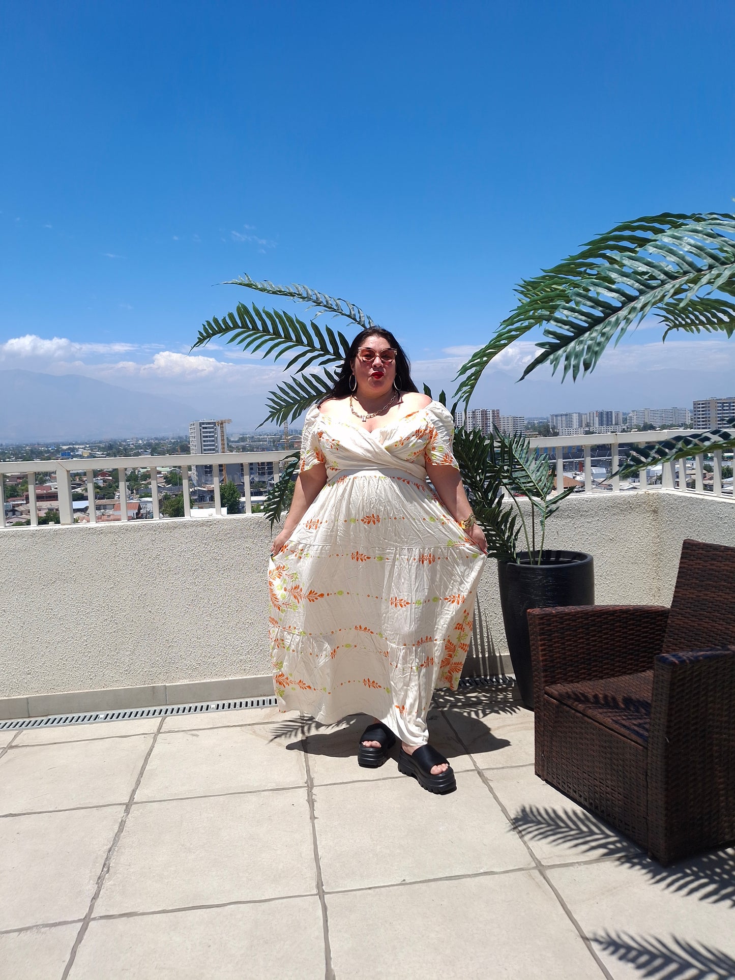 Vestido Celia de Brasil.