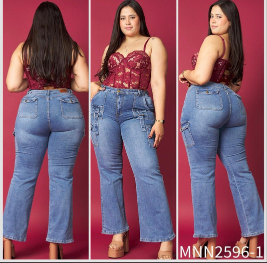 Jeans cargo talla 54