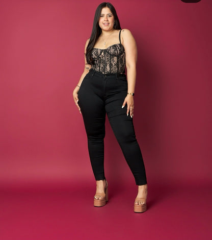 Skiny jeans negro  Modelo MMB2006-3.talla 50 52 54
