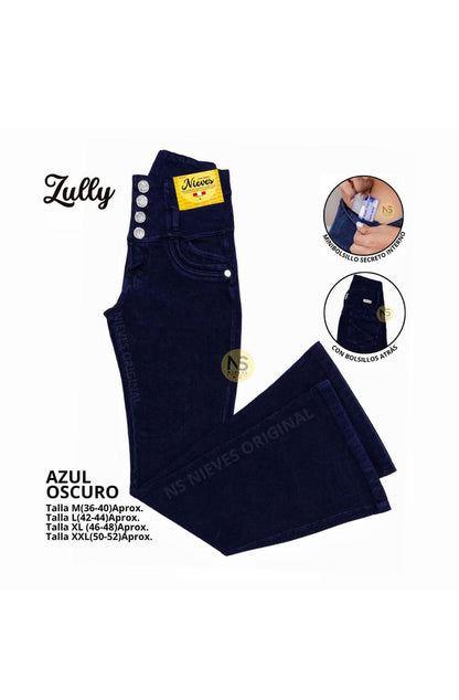 Jeans Fajero Flare con Botones Zully.
