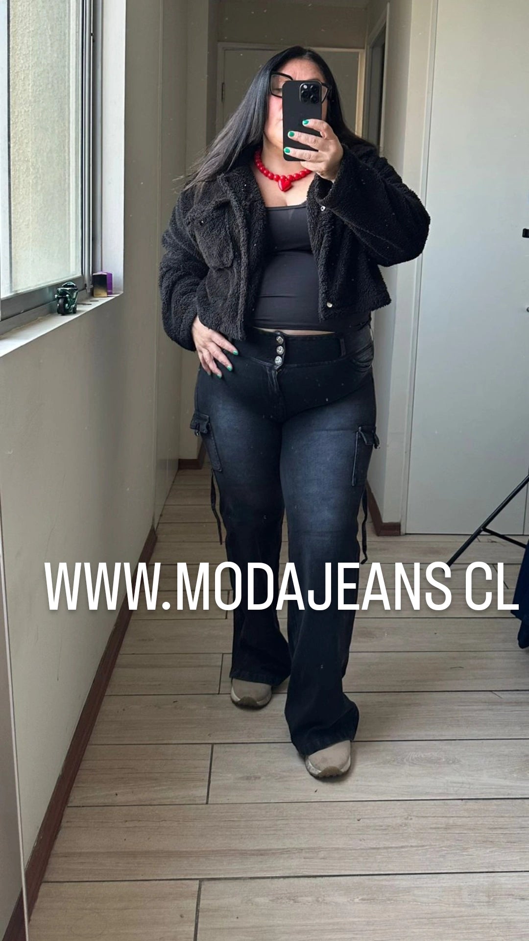 Jeans Fajero  wide leg cargo