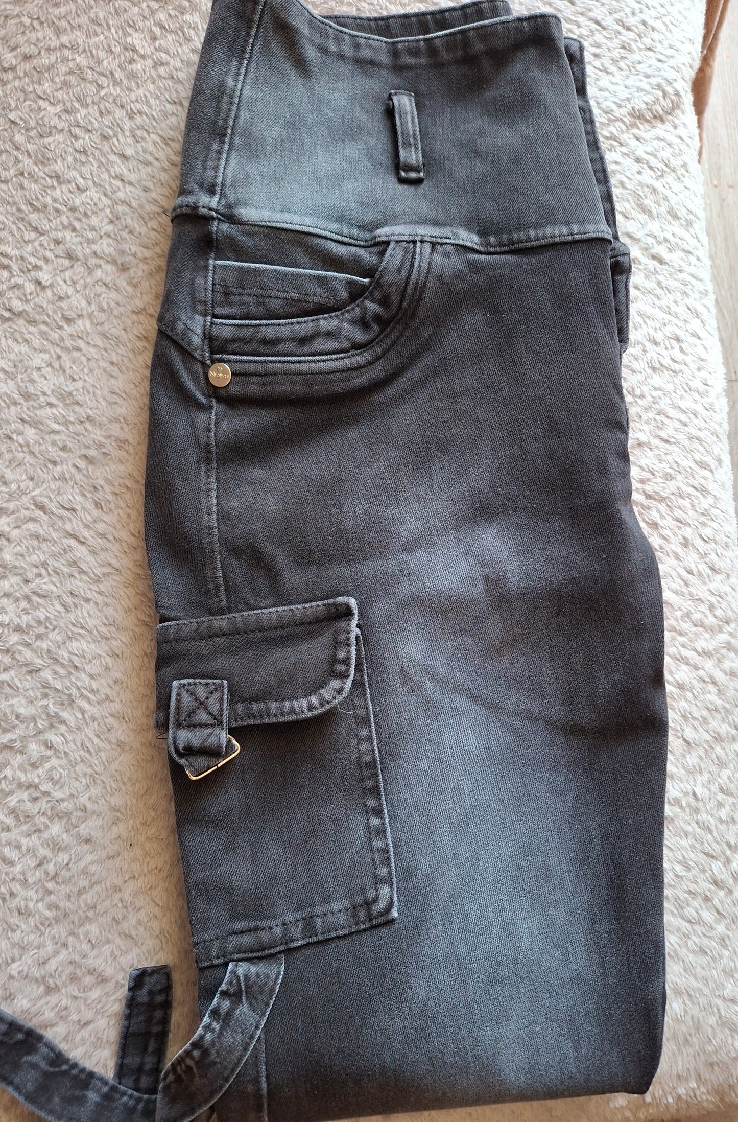 Jeans Fajero cargo Pitillo