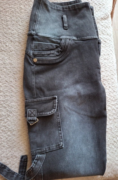 Jeans Fajero cargo Pitillo