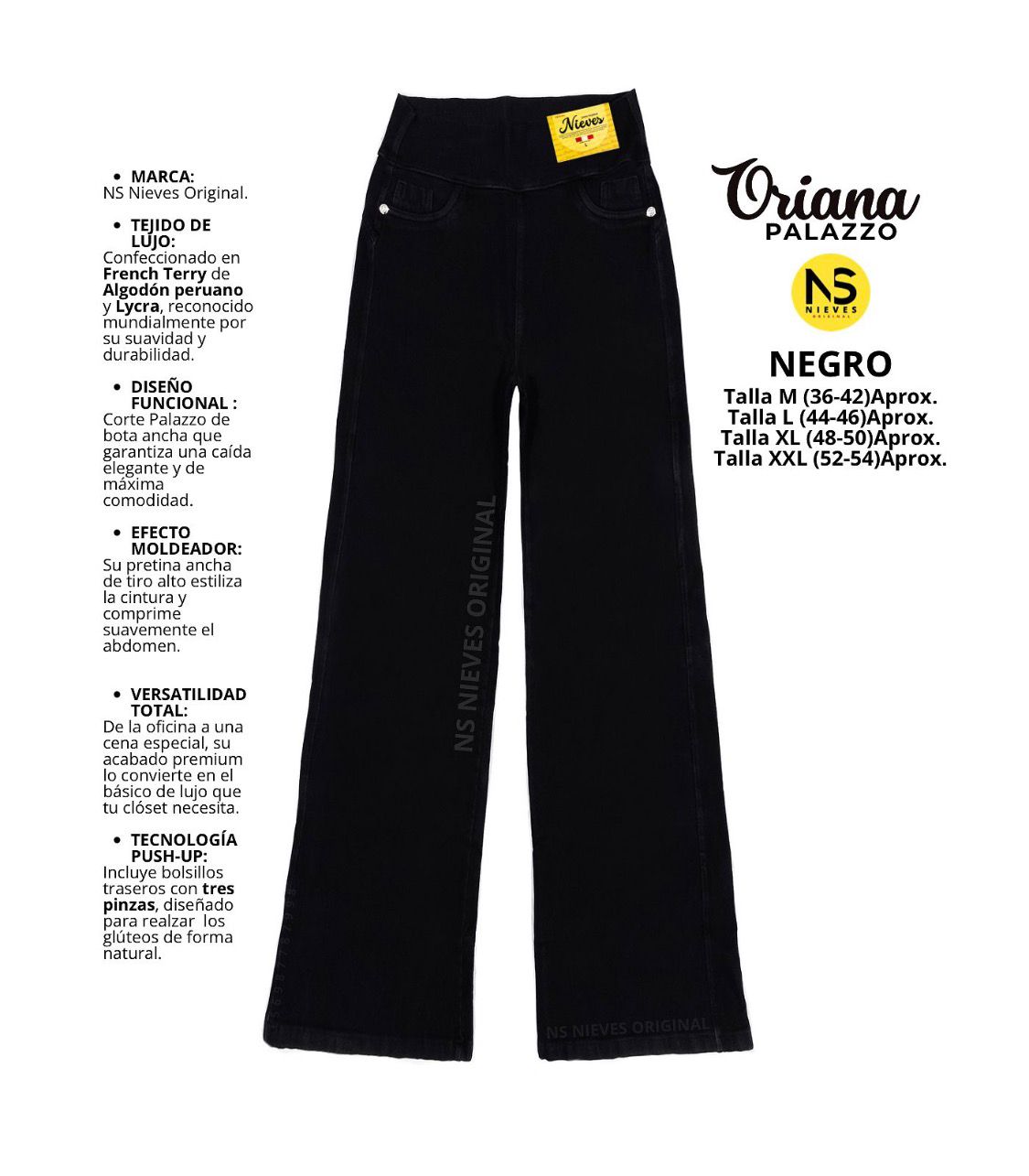 Fajero Wide leg sin Botones