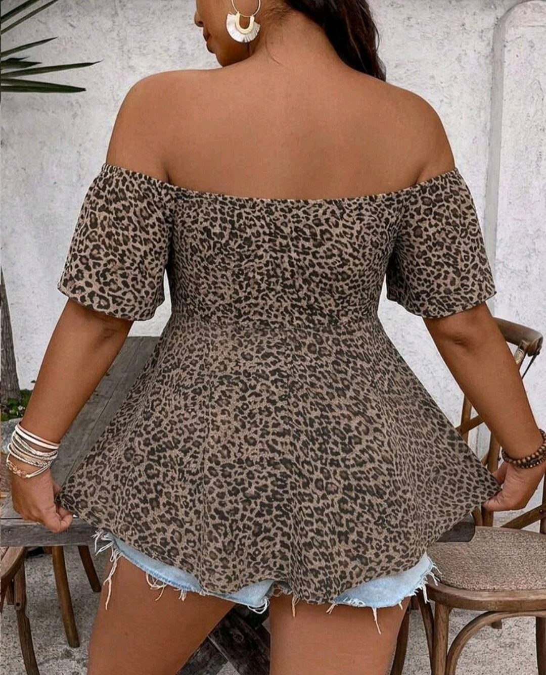 Blusa hombros descubierto XXL
