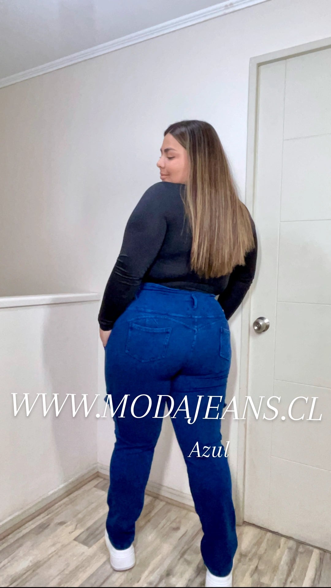 jeans Fajero Cargo recto   Control adbomen   (AMANDA)