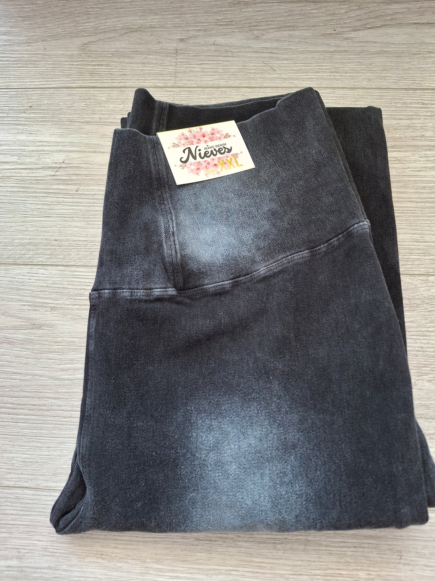 JEANS FAJERO VIRAL: RECTO  SIN BOTONES Talla L  XL XXL(44 hasta la 58)