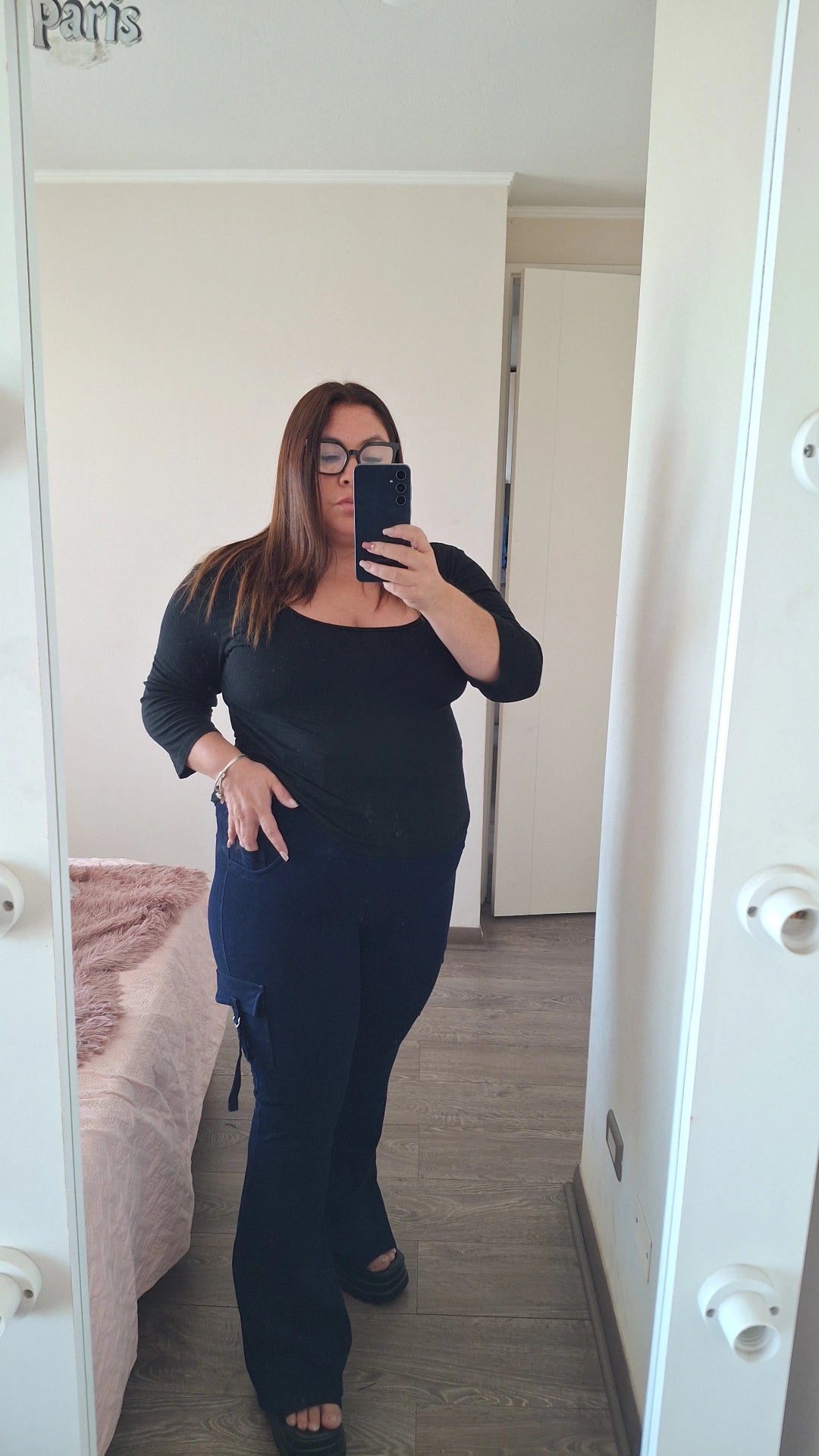 Flare cargo sin Botones            XL XXL