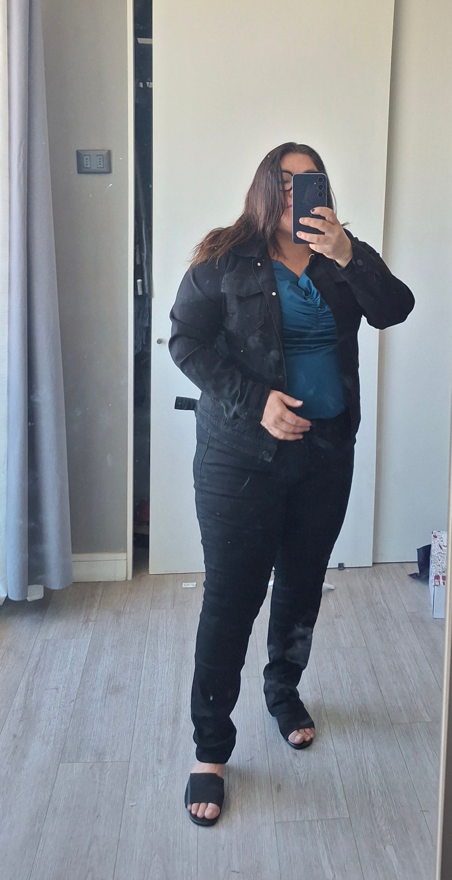 Jeans Negro Básico j783. Extralindas.