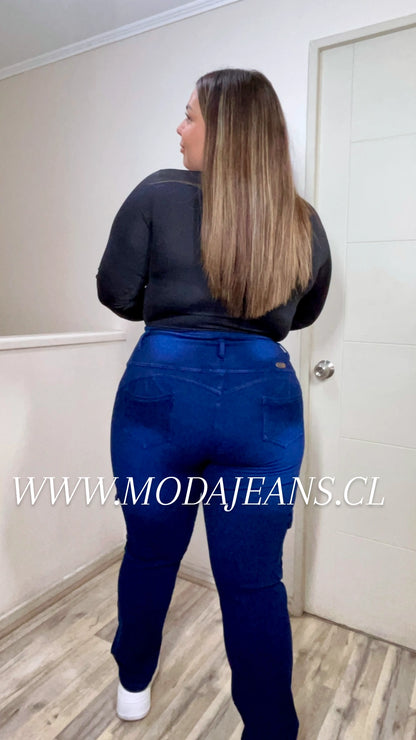 jeans Fajero Cargo recto   Control adbomen   (AMANDA)
