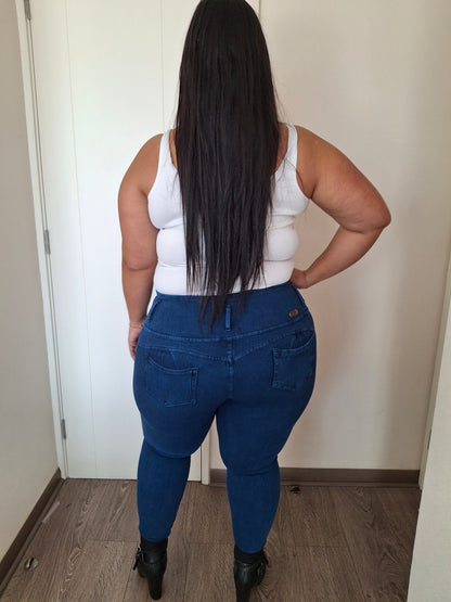 Jeans Fajero con Bolsillos Talla M y L