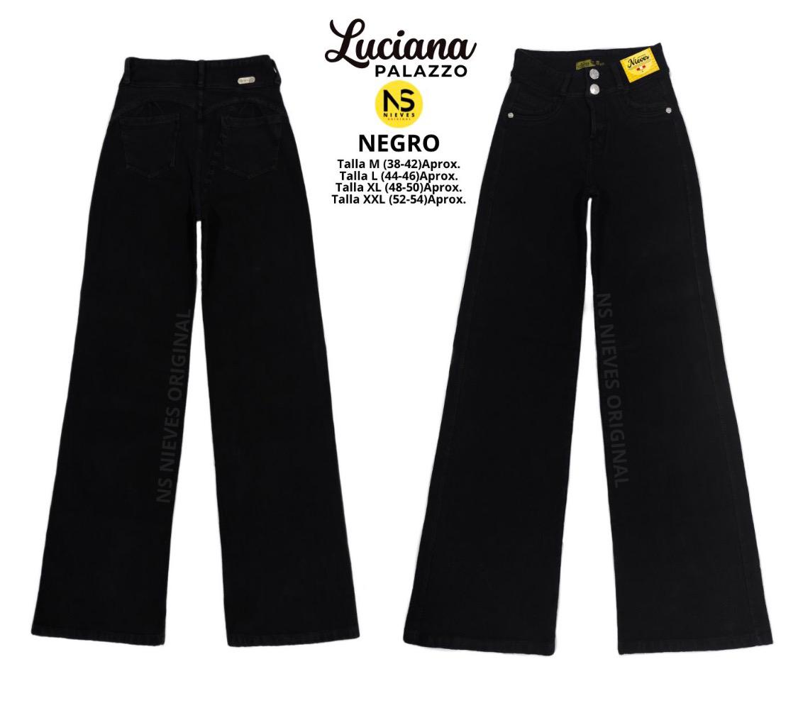 Jeans fajero Palazo Luciana talla xl menta