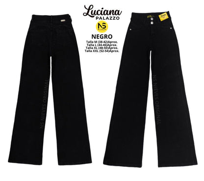 Jeans fajero Palazo Luciana talla xl menta