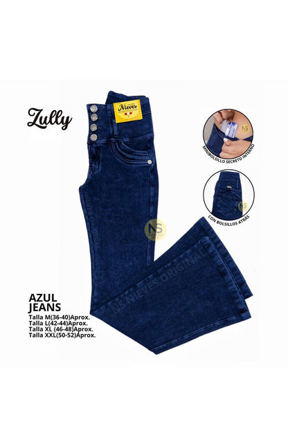 Jeans Fajero Flare con Botones Zully.