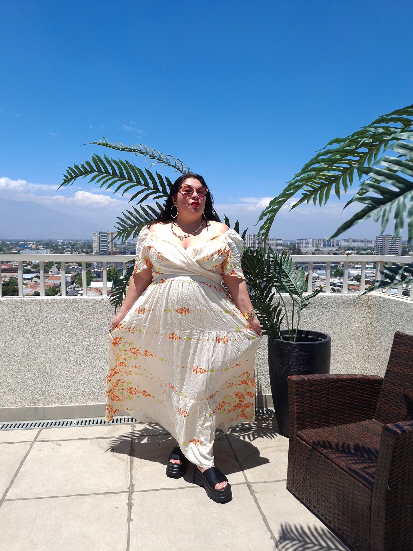 Vestido Celia de Brasil.